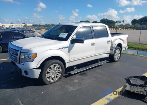 2011 Ford F-150 Platinum из США, поврежденный, VIN 1FTFW1CT6BFC45311